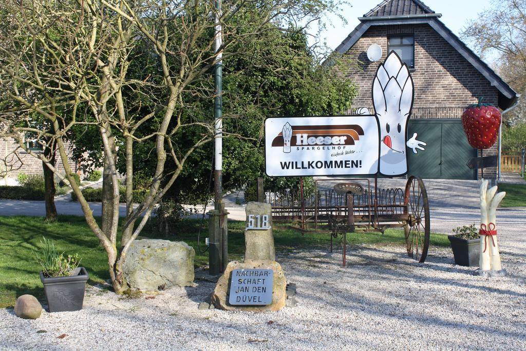 Heeser Spargelhof Ferienwohnung Landblick Weeze Habitación foto